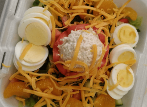 Chicken Salad Stuffed Tomato Plate